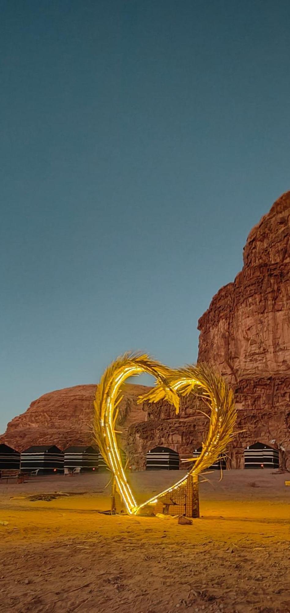 Wadi Rum Desert Heart Camp Luaran gambar