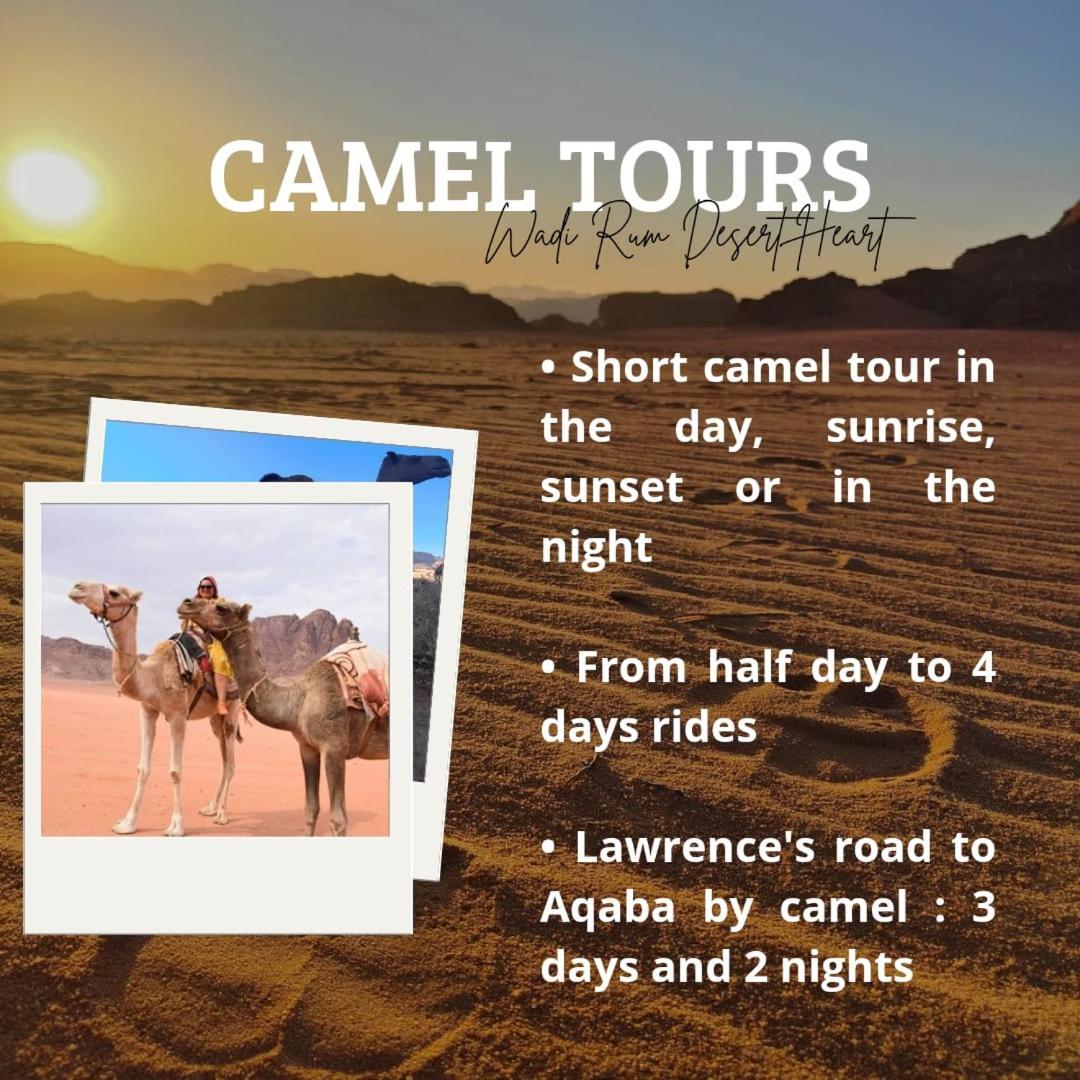 Wadi Rum Desert Heart Camp Hotel Luaran gambar